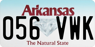 AR license plate 056VWK