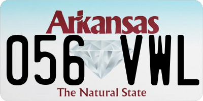 AR license plate 056VWL