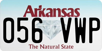 AR license plate 056VWP
