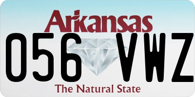 AR license plate 056VWZ