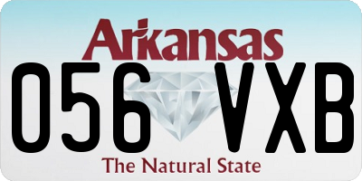 AR license plate 056VXB