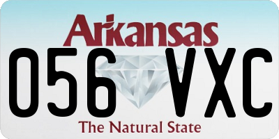 AR license plate 056VXC