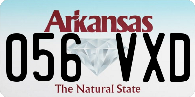 AR license plate 056VXD