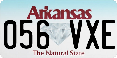 AR license plate 056VXE