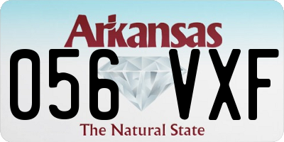 AR license plate 056VXF