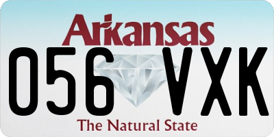 AR license plate 056VXK