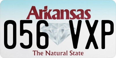 AR license plate 056VXP