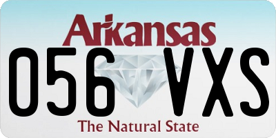 AR license plate 056VXS
