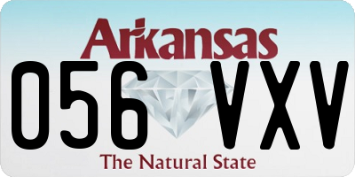 AR license plate 056VXV
