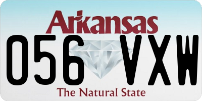 AR license plate 056VXW