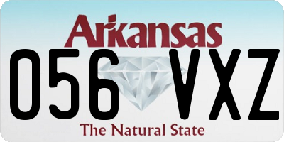 AR license plate 056VXZ