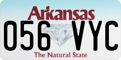 AR license plate 056VYC