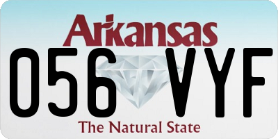 AR license plate 056VYF