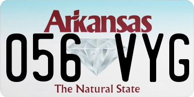 AR license plate 056VYG
