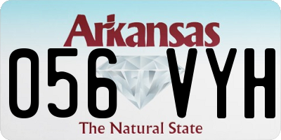 AR license plate 056VYH