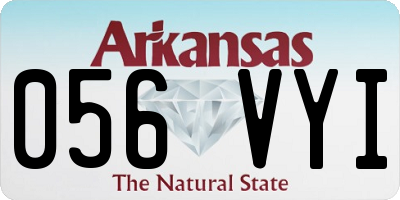 AR license plate 056VYI