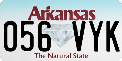 AR license plate 056VYK