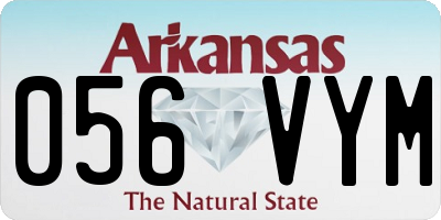 AR license plate 056VYM