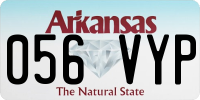AR license plate 056VYP