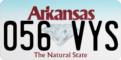 AR license plate 056VYS