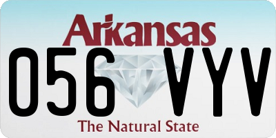 AR license plate 056VYV