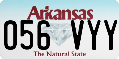 AR license plate 056VYY