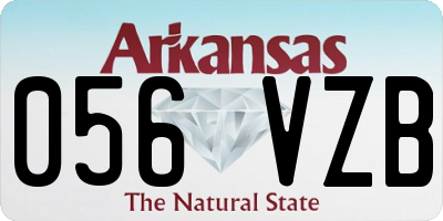 AR license plate 056VZB