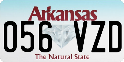 AR license plate 056VZD