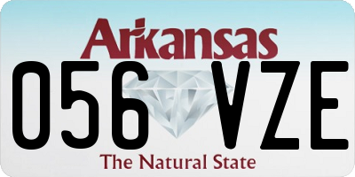 AR license plate 056VZE