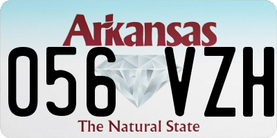 AR license plate 056VZH