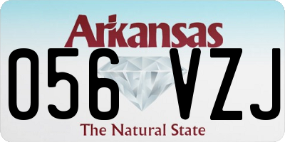 AR license plate 056VZJ