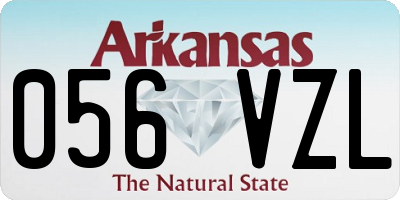 AR license plate 056VZL