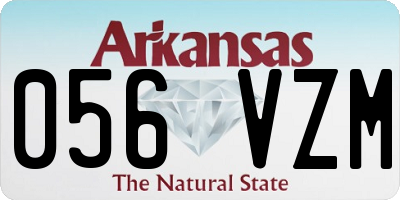 AR license plate 056VZM