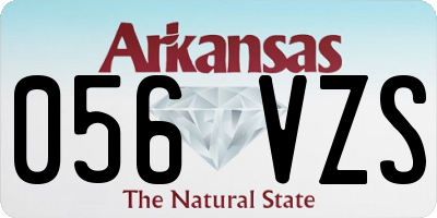 AR license plate 056VZS