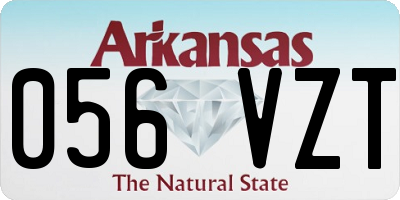 AR license plate 056VZT