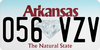 AR license plate 056VZV