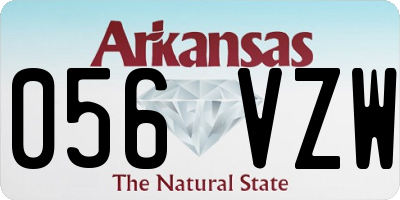 AR license plate 056VZW