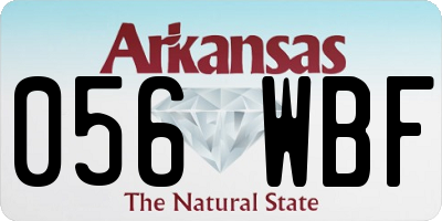 AR license plate 056WBF