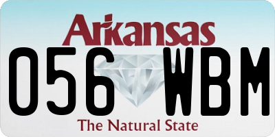 AR license plate 056WBM