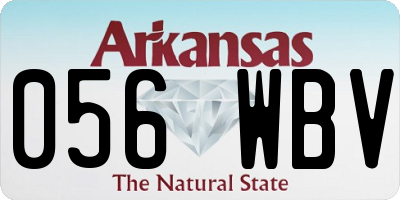 AR license plate 056WBV