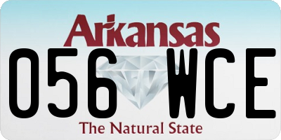 AR license plate 056WCE