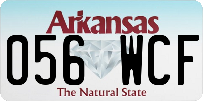 AR license plate 056WCF