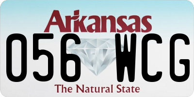 AR license plate 056WCG