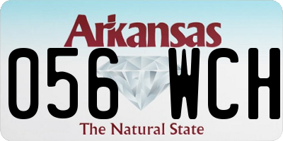AR license plate 056WCH