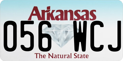 AR license plate 056WCJ