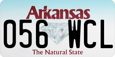 AR license plate 056WCL