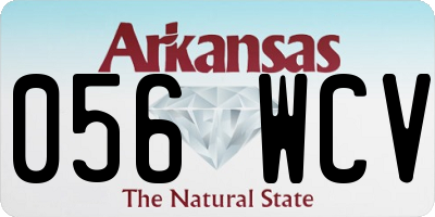 AR license plate 056WCV