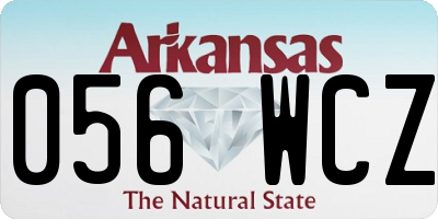 AR license plate 056WCZ