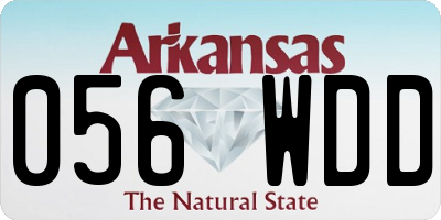 AR license plate 056WDD