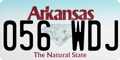 AR license plate 056WDJ